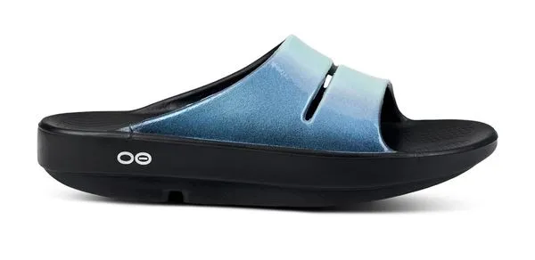 OOFOS OOAHH LUXE SLIDE ATLANTIS